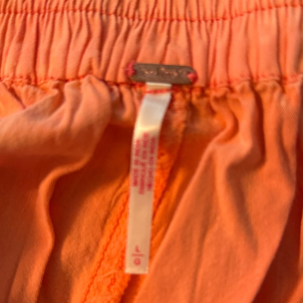 Free people shorts.  Tencel fabric.  Boho faded look